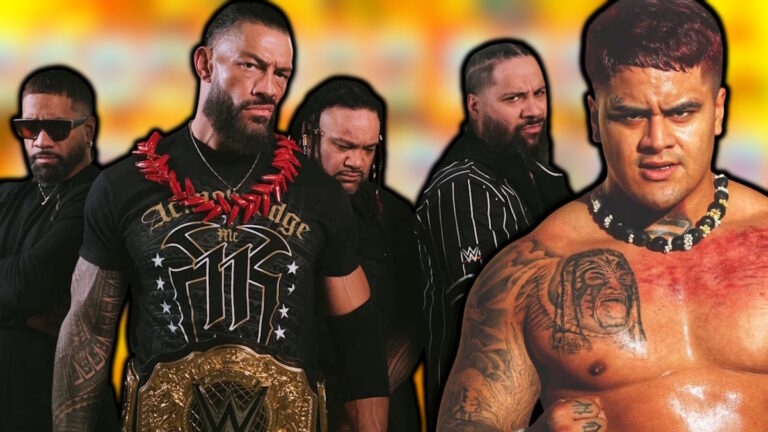 WWE Bloodline members and Zilla Fatu
