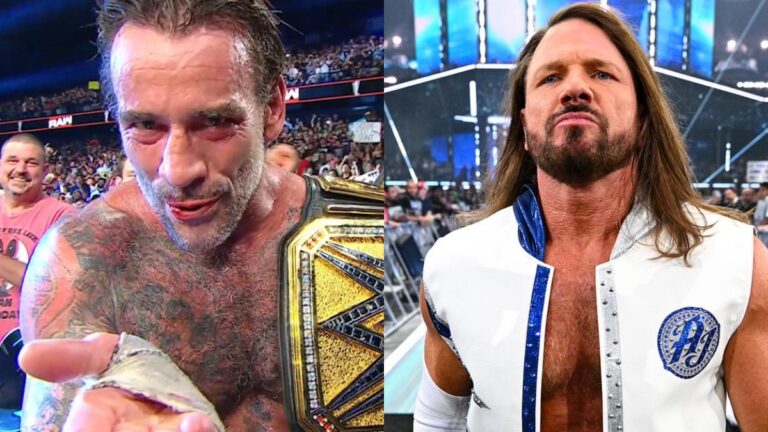 WWE's CM Punk and AJ Styles