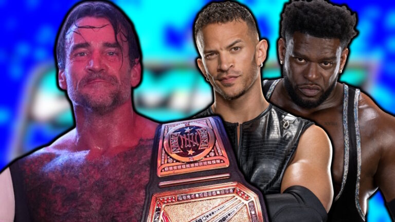 WWE stars CM Punk, Ricky Saints and Royce Keys