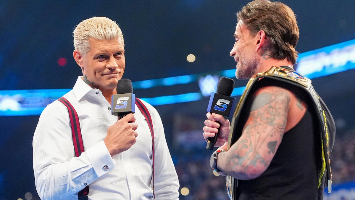 WWE stars Cody Rhodes and CM Punk