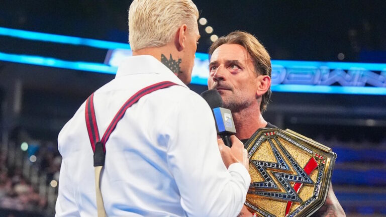 WWE stars Cody Rhodes and CM Punk