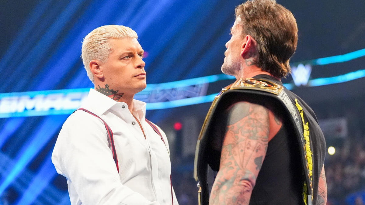 Cody Rhodes and Undisputed WWE Champion CM Punk