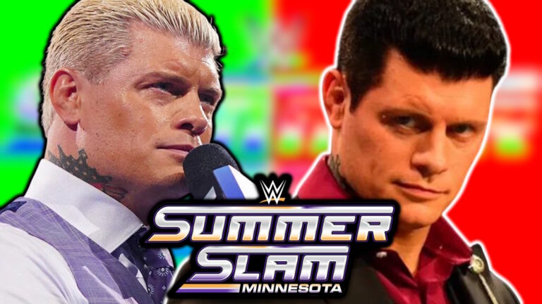 WWE SummerSlam logo and Cody Rhodes