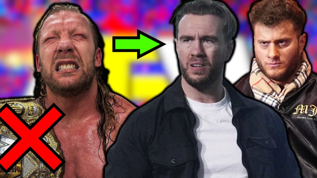 AEW stars Kenny Omega, Will Ospreay and MJF