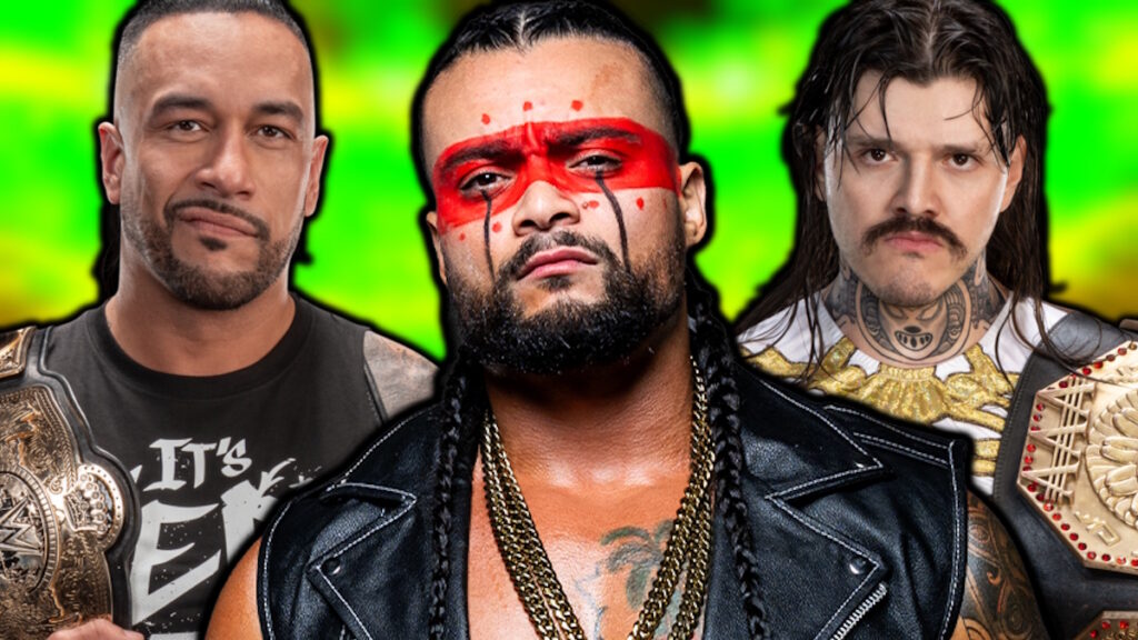 Mike Santana and WWE stars Damian Priest and Dominik Mysterio