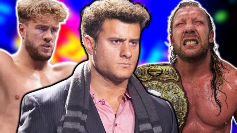 AEW stars MJF, Will Ospreay and Kenny Omega