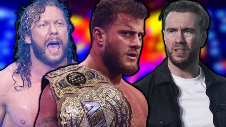 AEW stars MJF, Kenny Omega and Will Ospreay
