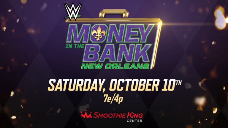 WWE Money in the Bank New Orleans logo for October date