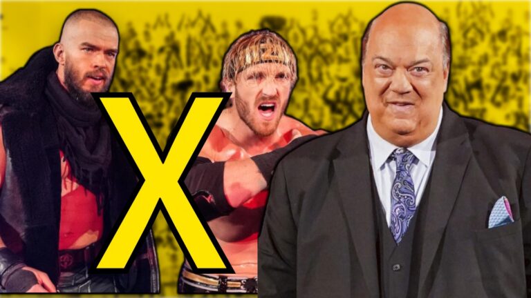 WWE's Austin Theory, Logan Paul and Paul Heyman