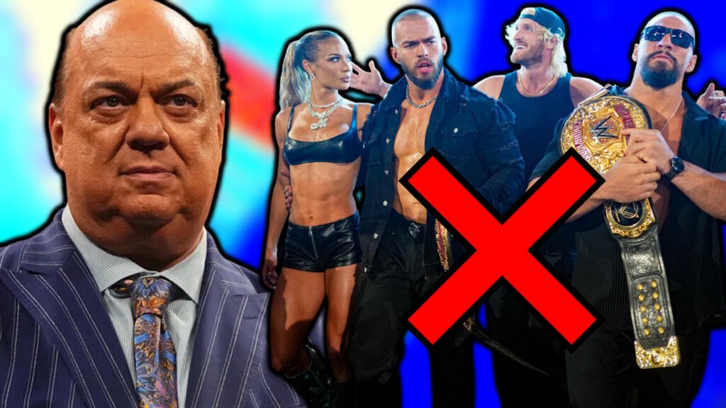 WWE stars Paul Heyman and The Vision