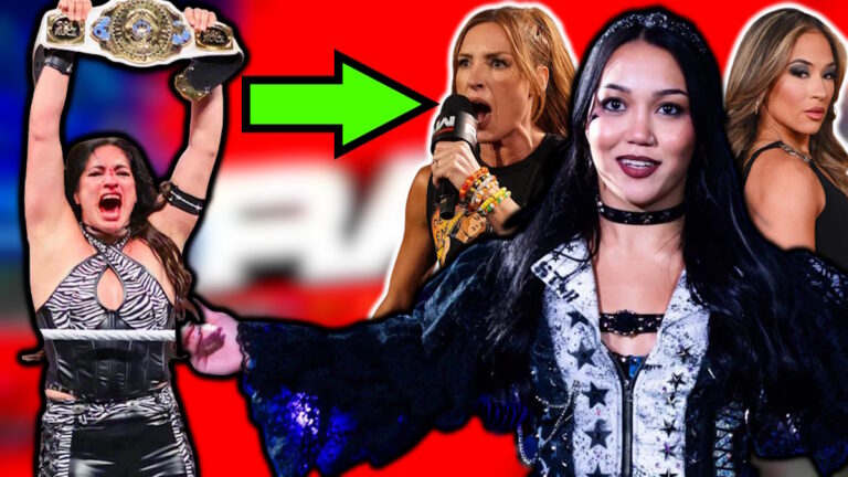 WWE Women's Intercontinental Champion Raquel Rodriguez, Roxanne Perez, Becky Lynch and Lola Vice