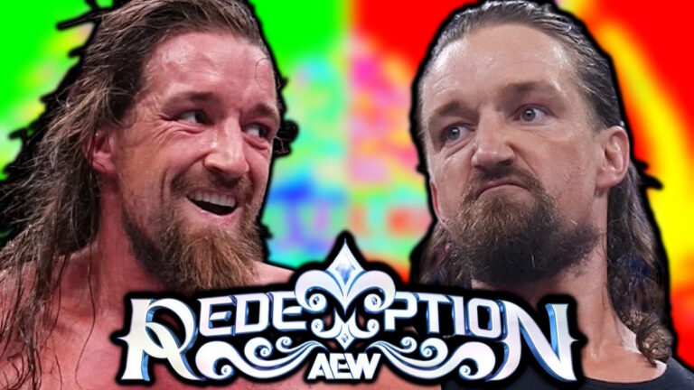 AEW Redemption logo and Jay White