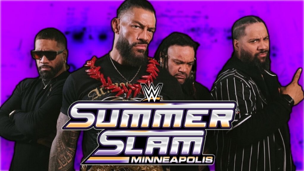 WWE SummerSlam logo and The Bloodline