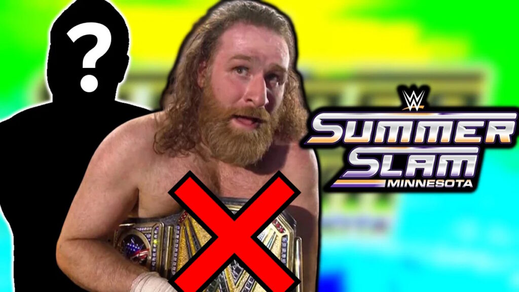 WWE SummerSlam logo and Sami Zayn