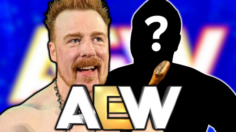 AEW logo and Sheamus