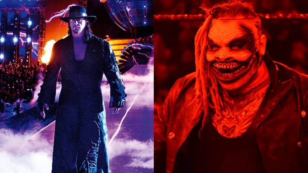 WWE stars The Undertaker and Bray Wyatt