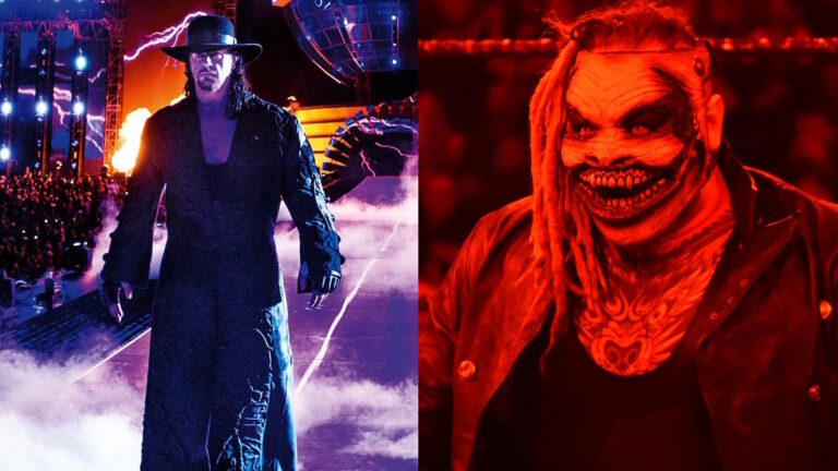 WWE stars The Undertaker and Bray Wyatt