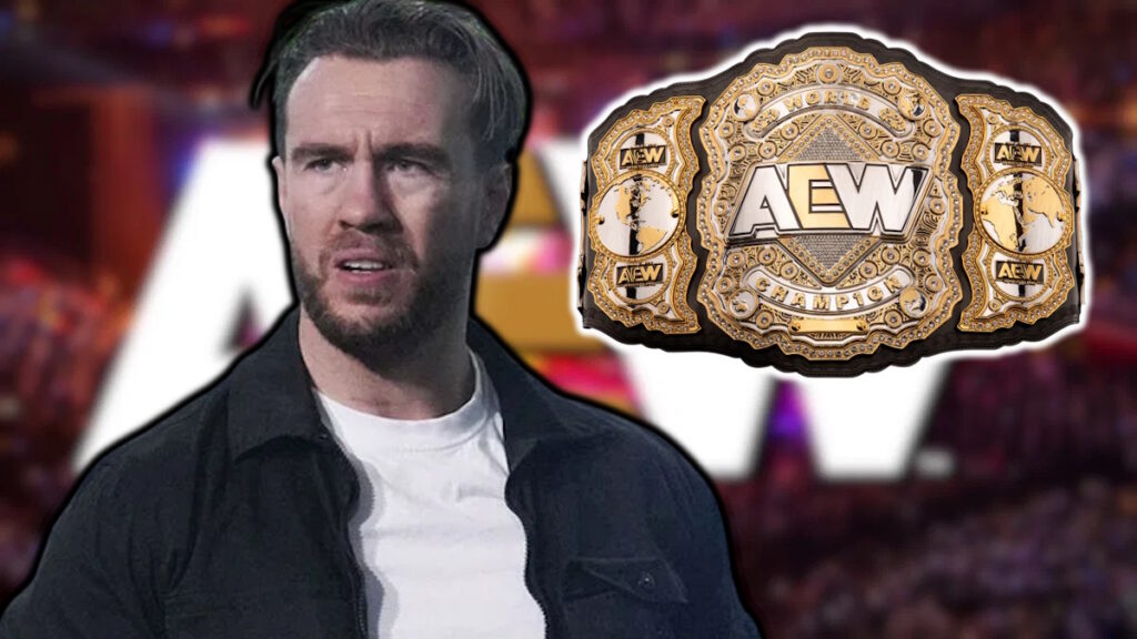 Will Ospreay and AEW World Championship belt