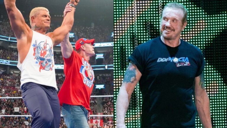 WWE's Cody Rhodes and John Cena with DDP