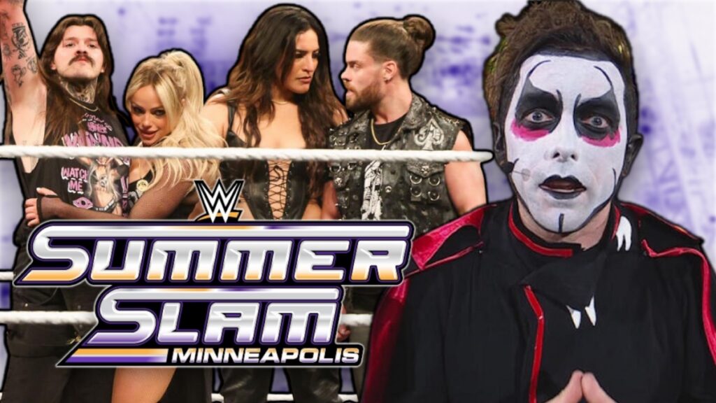 WWE SummerSlam 2026 logo with Danhausen and Judgment Day