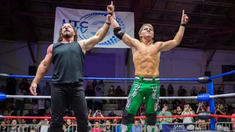 WWE Hall of Famer AJ Styles and his son Avery Styles