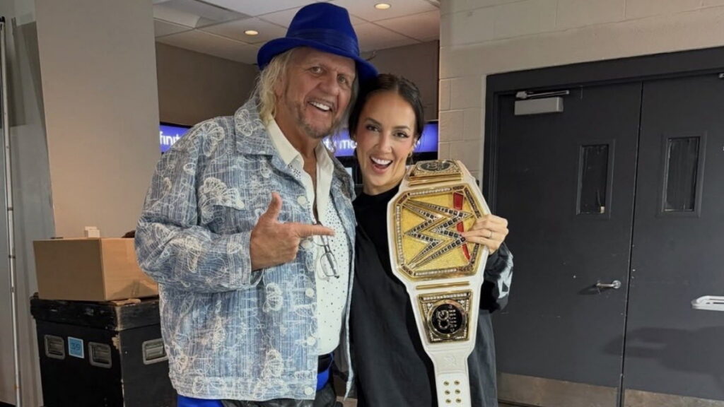 Interim WWE Women's Champion Chelsea Green and Michael Hayes