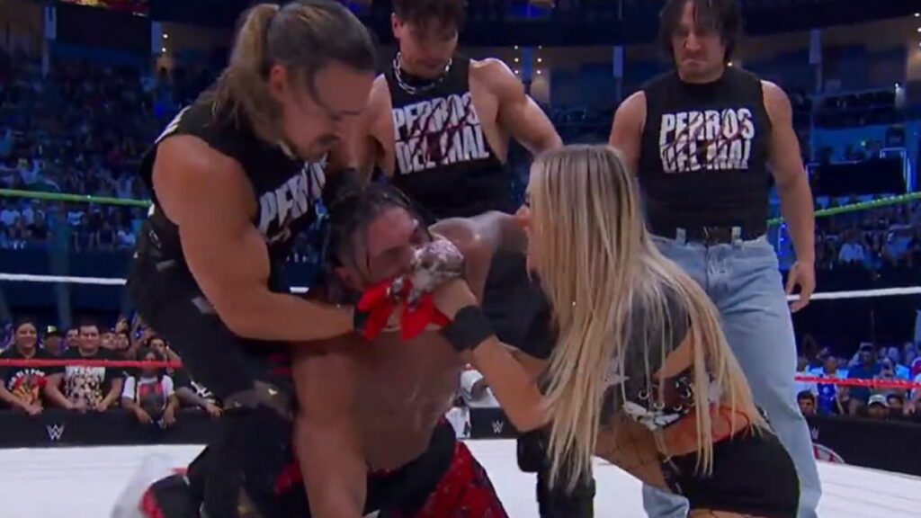 AAA's Los Perros del Mal removing Bronco Nima from the group