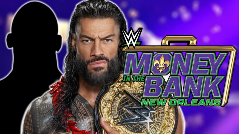 WWE Money In The Bank logo with Roman Reigns