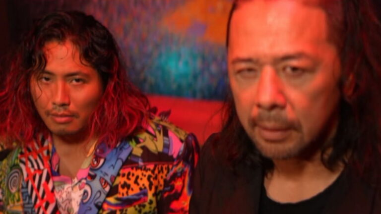 WWE stars Shinsuke Nakamura and Kyoki (Hiromu Takahashi)