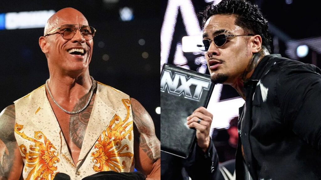 The Rock and WWE NXT's Zilla Fatu