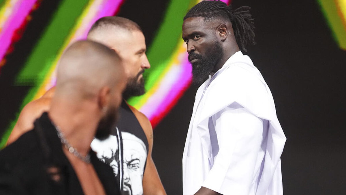 Oba Femi and Bron Breakker on WWE Raw