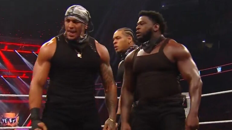 WWE stars Royce Keys and OTM