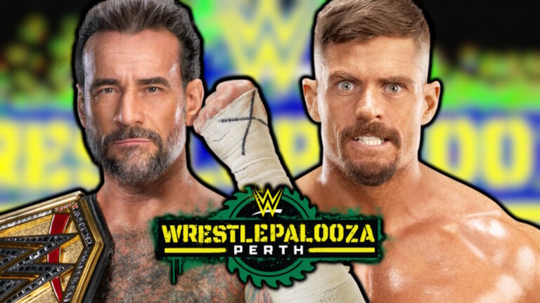 WWE Wrestlepalooza logo with CM Punk and Grayson Waller