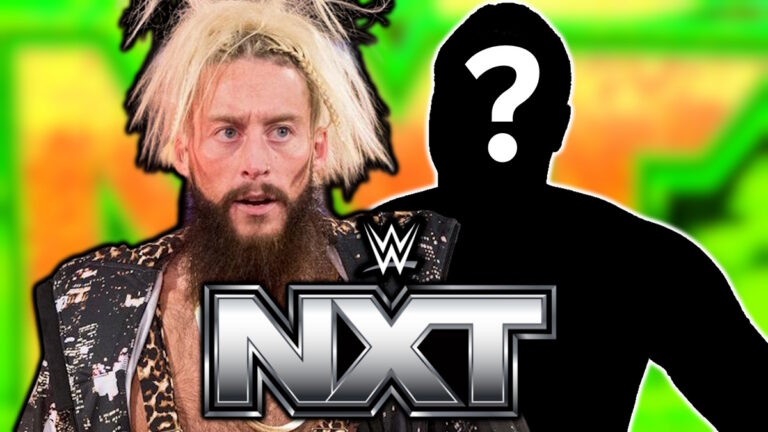 WWE NXT logo and Enzo Amore
