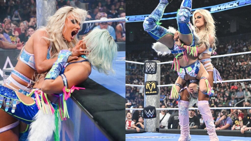 WWE's Blake Monroe and Giulia on SmackDown