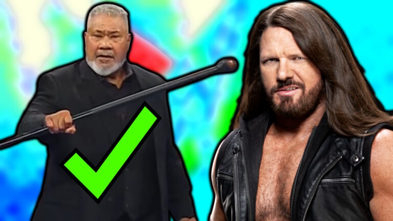 WWE legends Haku and AJ Styles