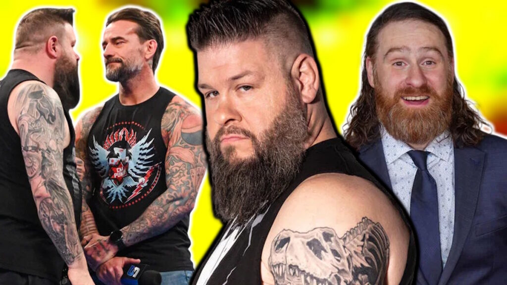 WWE stars Kevin Owens, CM Punk and Sami Zayn
