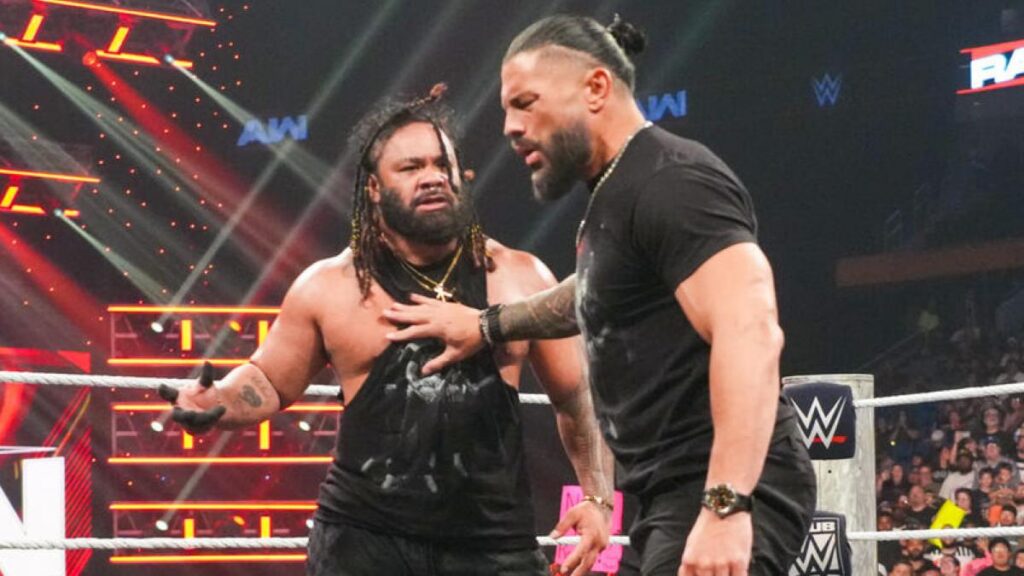 WWE Raw stars Roman Reigns and Jacob Fatu