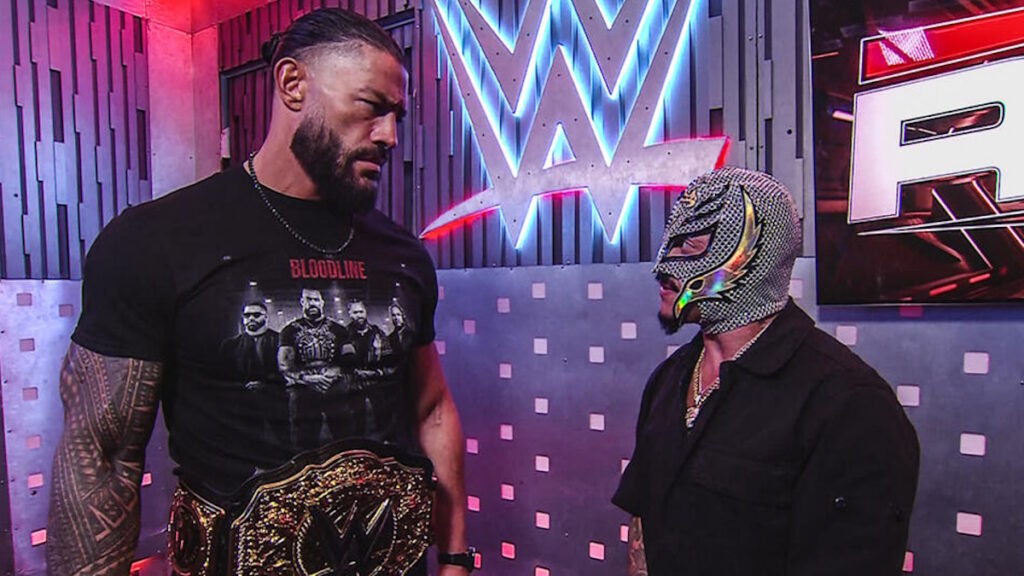 WWE stars Roman Reigns and Rey Mysterio