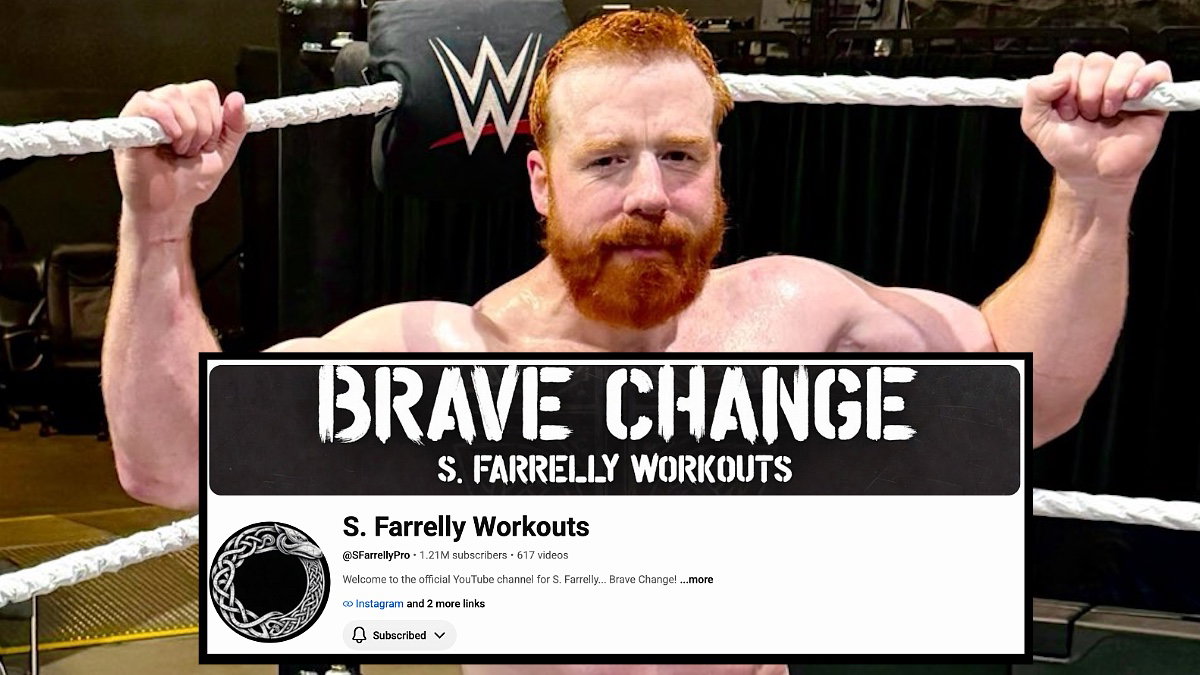 Former WWE star Sheamus' rebranded YouTube channel S. Farrelly Workouts