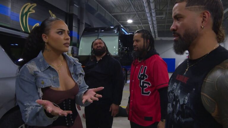 Jaida Parker and The Bloodline on WWE Raw