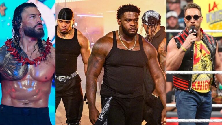 Roman Reigns, The 946 & LA Knight on WWE Raw