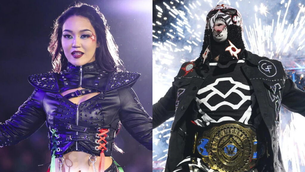 WWE stars Roxanne Perez and Penta