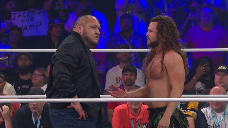 Samoa Joe Jack Perry at AEW All Out
