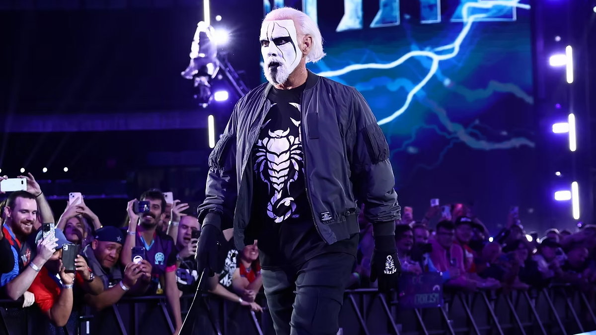 Sting at AEW All In London 2026.