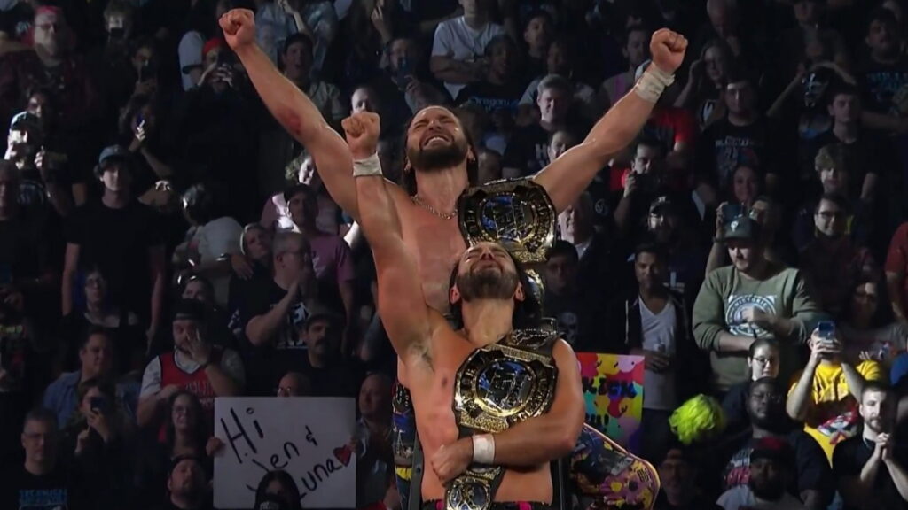 The Young Bucks as AEW World Tag Team Champions