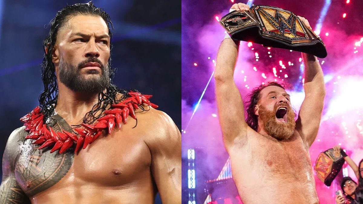 Roman Reigns and Sami Zayn in WWE