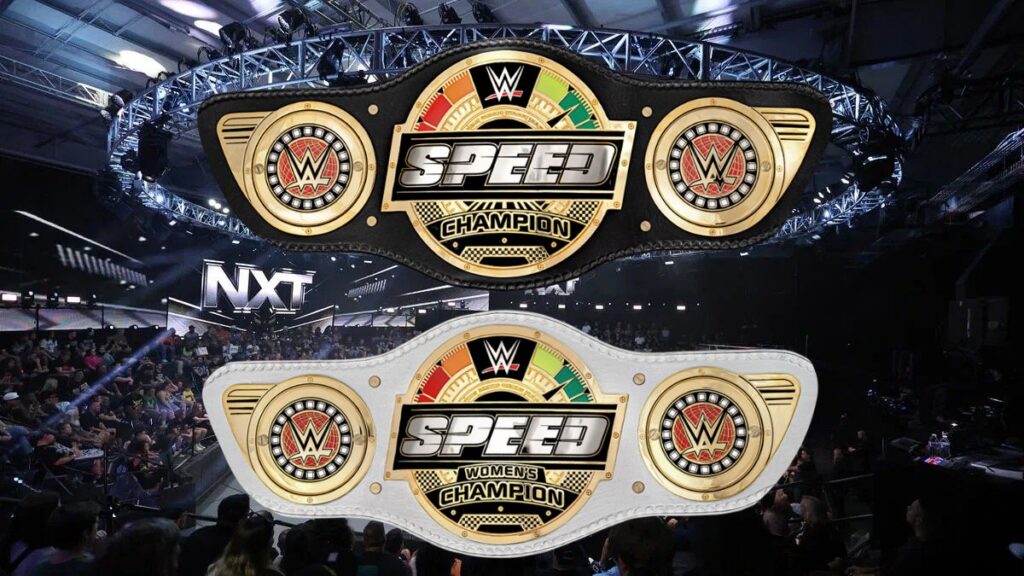 The men's and women's WWE Speed Championships