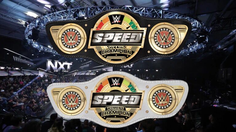 The men's and women's WWE Speed Championships