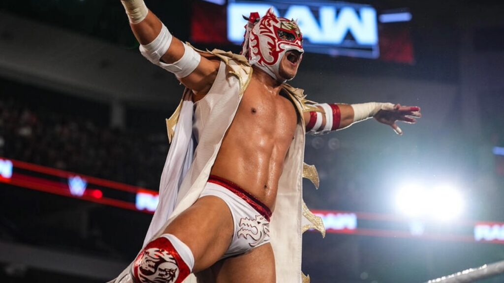 Dragon Lee on WWE Raw